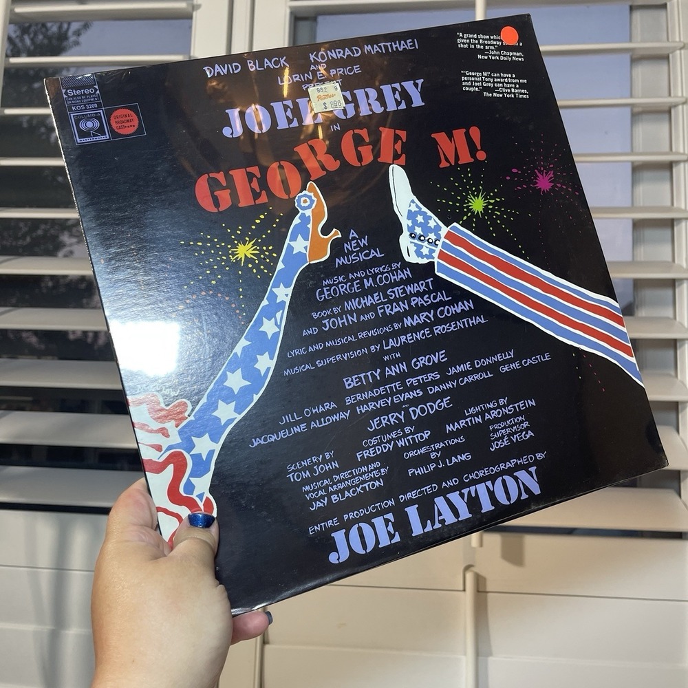 Joel Grey in GEORGE M! New Musical BROADWAY CAST Sealed LP